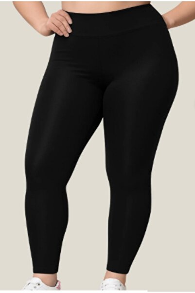 A&K ZÜMRA Women's High Waist Plus Size Shiny Disco Leggings