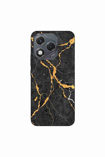 OEM Husa compatibila cu Honor 400 Lite Silicon Gel Tpu Model Noir Gold Marble