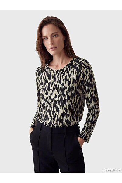 LC Waikiki Crew Neck Patterned Blouse (S6)