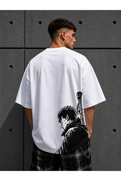 Nulivez Berserk Guts Oversize Unisex T-Shirt – Anime Printed Streetwear Manga...