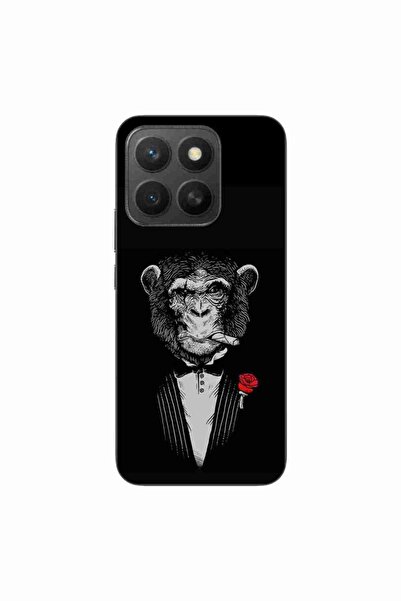 OEM Husa compatibila cu Honor X8c Silicon Gel Tpu Model Cigar Monkey
