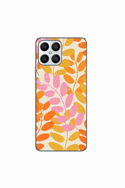 OEM Husa compatibila cu Honor X8 4G Silicon Gel Tpu Model Summer Leaves