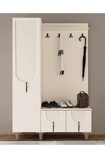 miracool Açelya Portmanto / Vestiyer / Komple MDF / Şık Tasarım / 1. Kalite