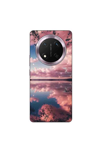 OEM Husa compatibila cu Honor Magic7 Lite Silicon Gel Tpu Model Pink Clouds