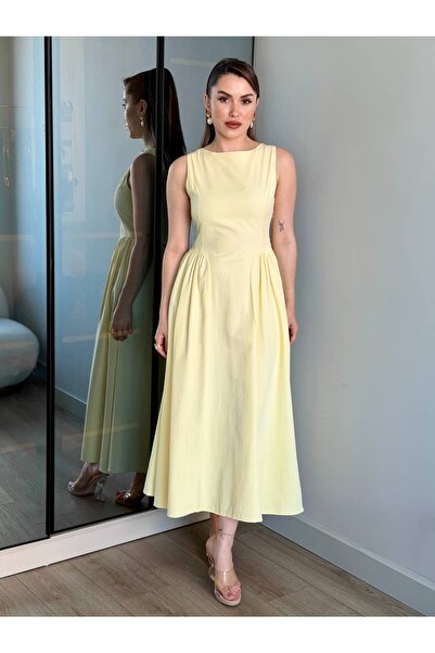 ROUPAS COLLECTİON Auraline Bel Detay Elbise