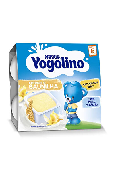 Nestle Yogolino, gustare, cu cereale si vanilie 4x100 g