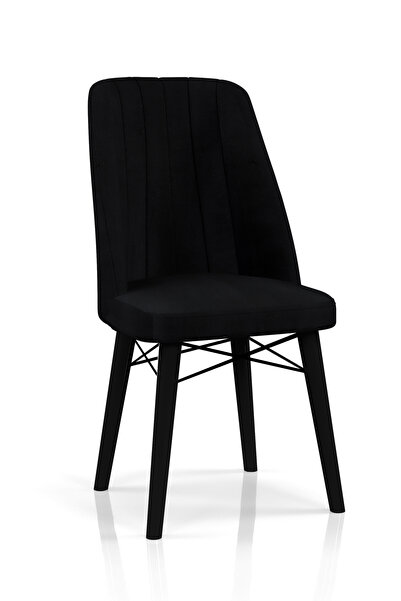 Bella Babyface Babyface Belluni Chair, Black Painted Legs, Made of Class I Ho...