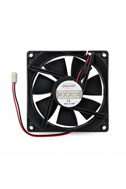 Marxlow 9CM 24V DC 0.20A 2 UÇLU FAN 92X92X25 24 VOLT 2P