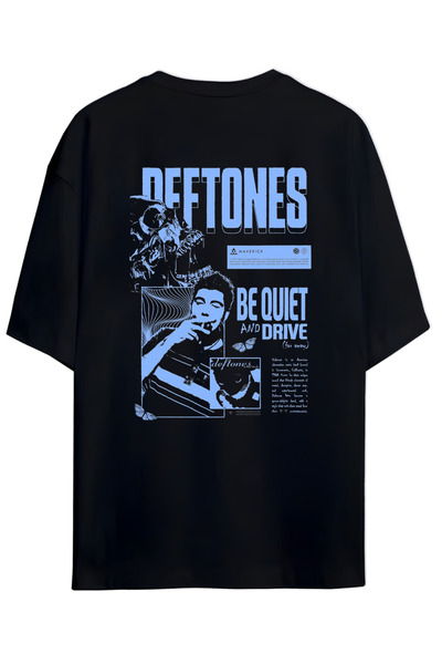 Grafftee Clothing Tricou unisex din bumbac premium cu imprimeu special Deftones