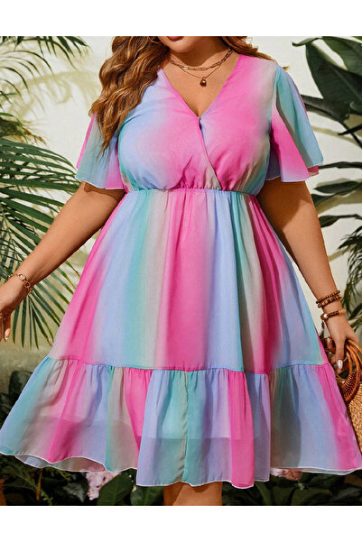 Evendi Short dress, Mix Colors