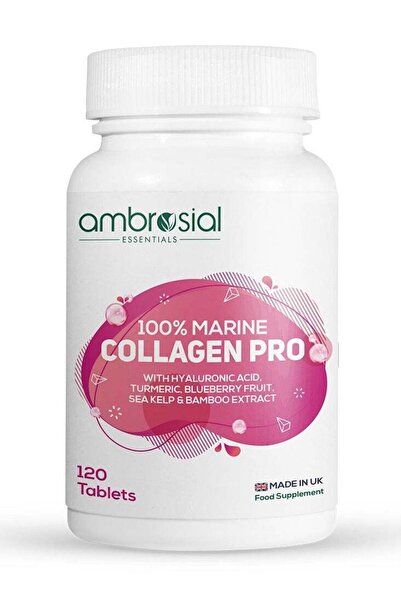 Ambrosial Essentials Ambrosial 100% Marine Collagen Pro with Hyaluronic Acid,...