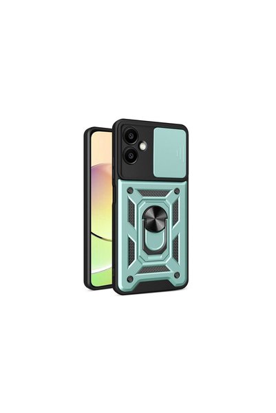 OEM Samsung Galaxy A06 Case Pars Lens Ring Silicone - Green