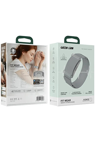 Green Lion سوار اللياقة البدنية الذكي Fit Wear مع مستشعر حركة سداسي المحاور، ...