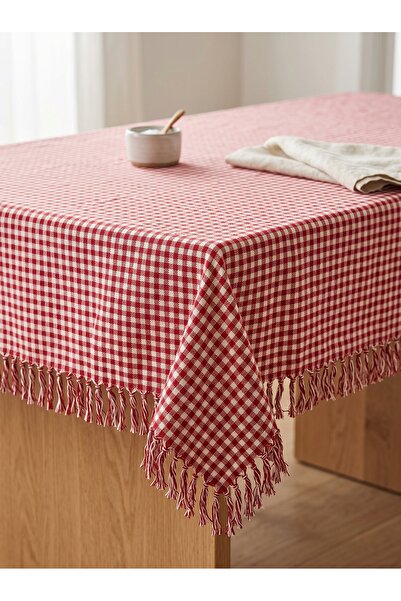 ELİTE COLLECTİON Sofra & Piknik Bezi — %100 Pamuk, Keten Dokulu, 170×170 cm