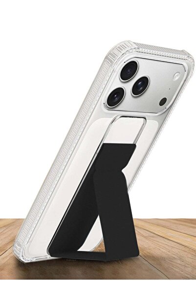 Margoun 3 Packs Finger Grip Clear Case Cover for iPhone 17 Pro - Kickstand Ca...