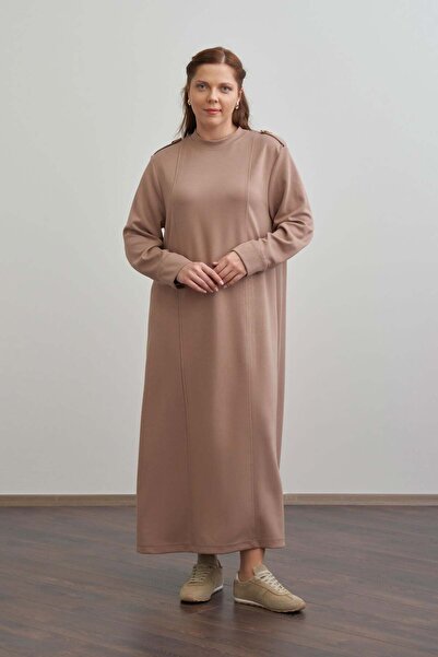 ALLDAY Soft Textured Epaulet Dress