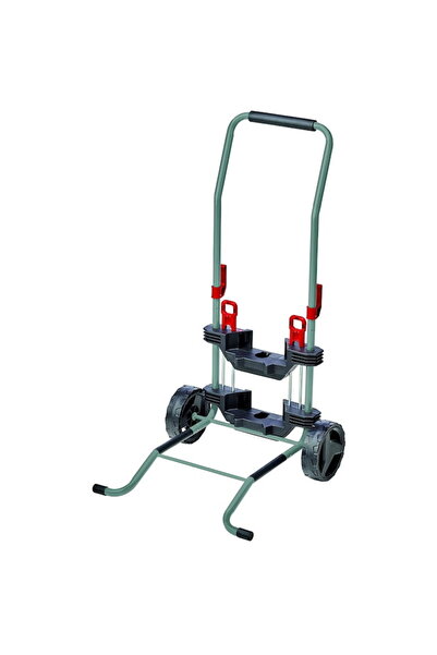 Einhell Cordless hose reel accessory including garden waste bag, soil spike
