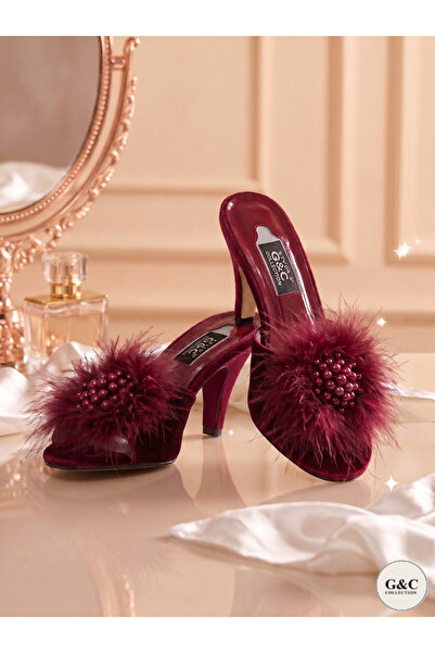 STYLE G&C COLLECTION صندوق هدايا أحذية منزلية للعروس مع صندوق هدايا