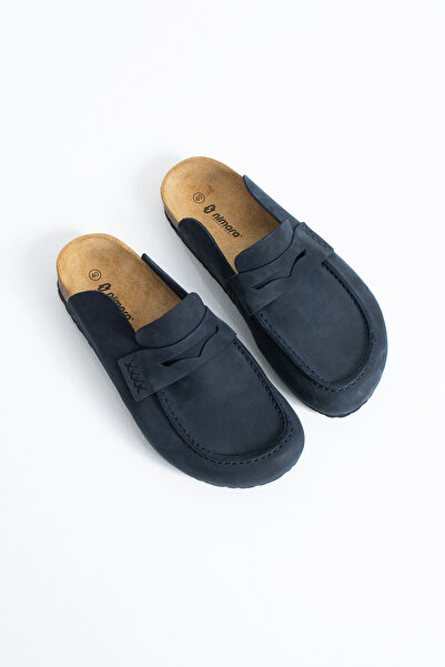 JAGEN SHOES Varkon Unisex Loafer Hakiki Deri Doğal Orjinal Mantar Tabanlı Ana...