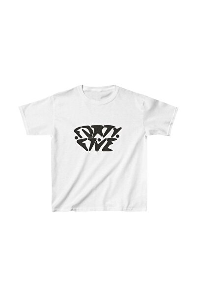 Mariposa Secret Unisex Kids Printed T-Shirt - White