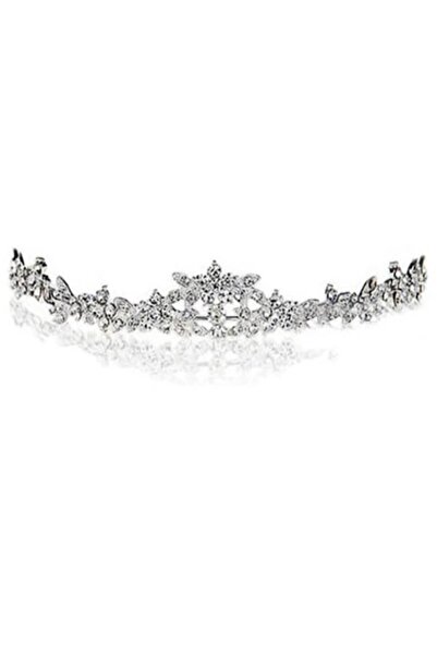 CRM Wedding crown, CRM, crystals, zirconia, 14.5 cm, silver