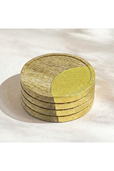 Home Box Layali Noor 4-Piece Coaster Set - 10x10 cm