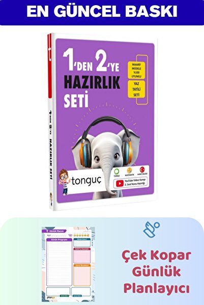 Tonguç Yayınları 1'den 2'ye Hazırlık Seti - Çek Kopar Planlayıcı