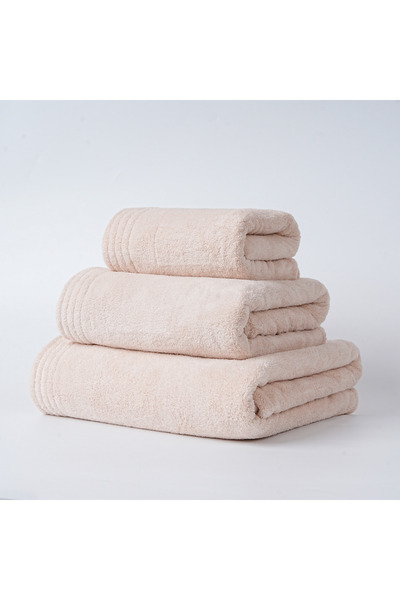 Donetella Pack Of 3 Towel Set – 330 GSM Microfiber, Soft, Absorbent & Quick D...