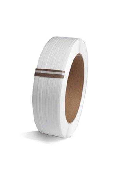 Dalpak Ambalaj 12 mm 400 Metre Beyaz Pet Çember ( Polyester / PET Şerit ) + 250 Adet 13 mm Bukle Toka