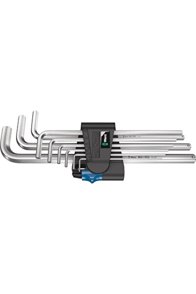 wera 950L/9 Hex-Plus HF 1 angle wrench set