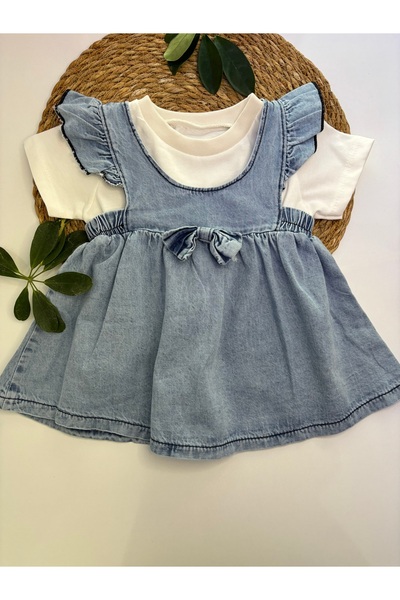 Baby Buu Fiyonk Detaylı Kot 2li jile