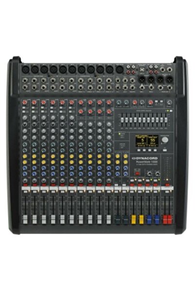 GÜMRÜK BEY Dynacord PowerMate 1000-3 10 Kanal 2 x 1000 Watt Anfili Mikser
