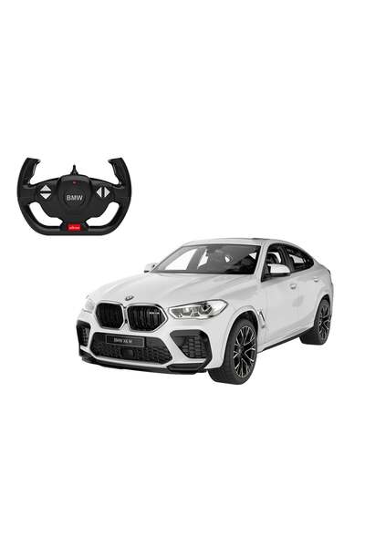 Rastar Masinuta cu telecomanda, BMW X6 M, Alb 1:14