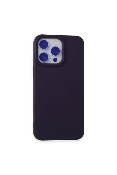 OEM Apple iPhone 15 Pro Max Case Nano Velvet Silicone - Purple