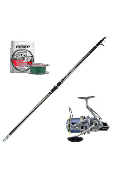 Okuma Effe Fighter 9000 - Revenger Tele 420cm Surf Olta Seti
