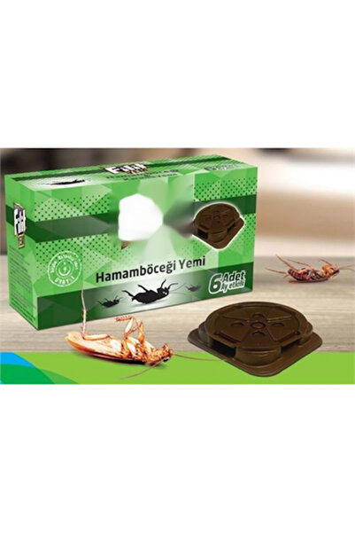 Go İthalat Karınca ve Hamam Böceği Yemi İstasyonu 6'lı Paket Ev İçi Böcek Tuz...