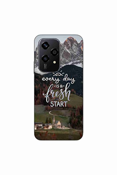 OEM Husa compatibila cu Honor 200 Lite Silicon Gel Tpu Model Mesaj Fresh Start