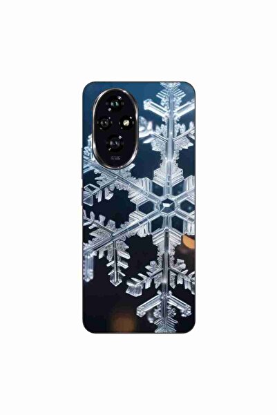 OEM Θήκη συμβατή με Honor 200, από σιλικόνη gel TPU, μοντέλο Μεγάλη Χιονονιφάδα