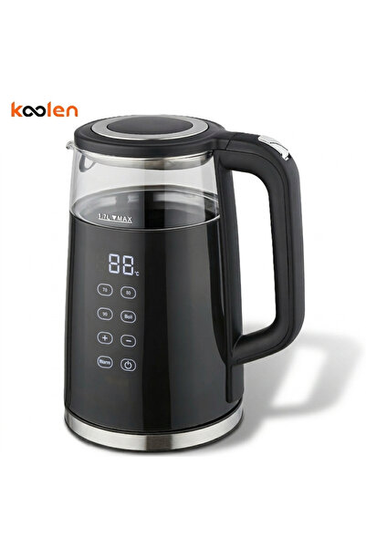 Koolen 1.7L Smart Electric Kettle, 2200W with Digital Temperature Display, Gl...