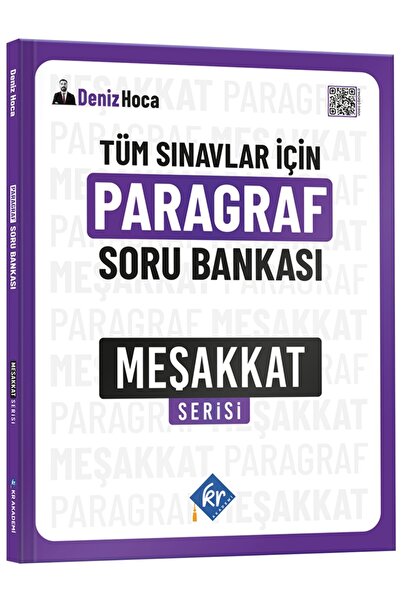 KR Akademi Yayınları Deniz Hoca Tüm Sınavlar İçin Paragraf Soru Bankası Meşak...