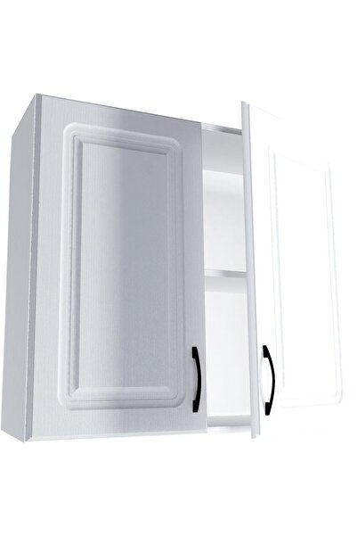 Sani Upper kitchen cabinet Kvadric 80x72 cm White MDF