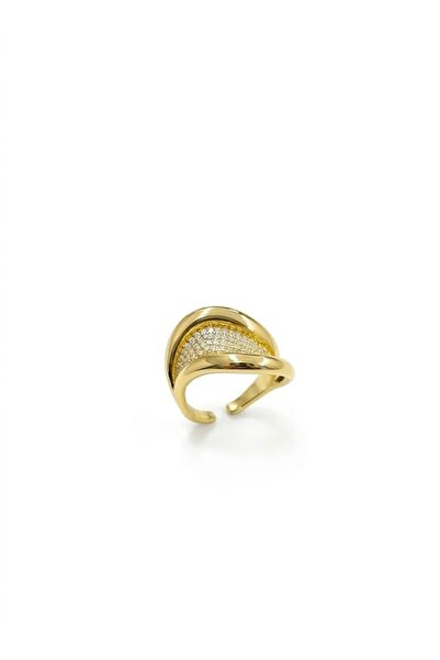 Mestore Stone Wave Design Ring