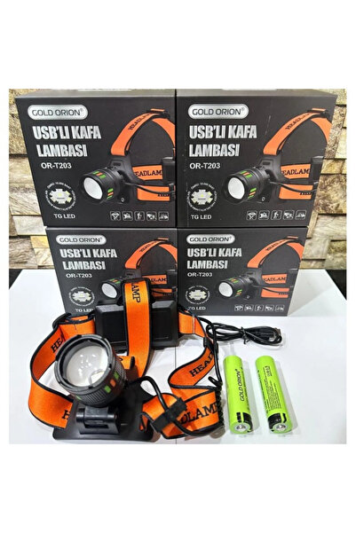farissu Gold Orion OR-203 30W 3000 Lümen Zoomlu Şarj Edilebilir Profesyonel K...