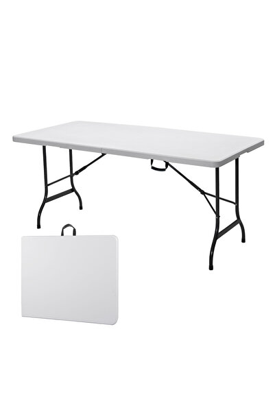 Kiwari Masă pliabilă pentru evenimente, 180x75cm, HDPE ultra-rezistent, cadru...