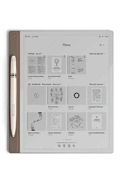 Montblanc Elixir Altın Renkli Akıllı Defter 135011