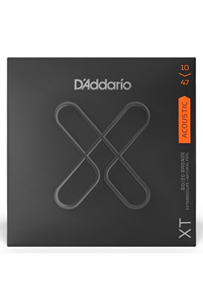 Daddario XTABR1047 80/20 Bronze Acoustic Guitar String Extra Light Coated - 1...