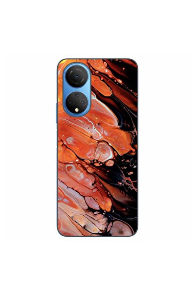 OEM Husa compatibila cu Honor X7 Silicon Gel Tpu Model Abstract Lava Flow