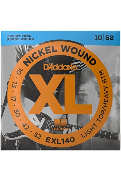 Generic Brand أوتار جيتار كهربائي EXL140 مغلفة بالنيكل خفيفة من الأعلى وثقيلة...