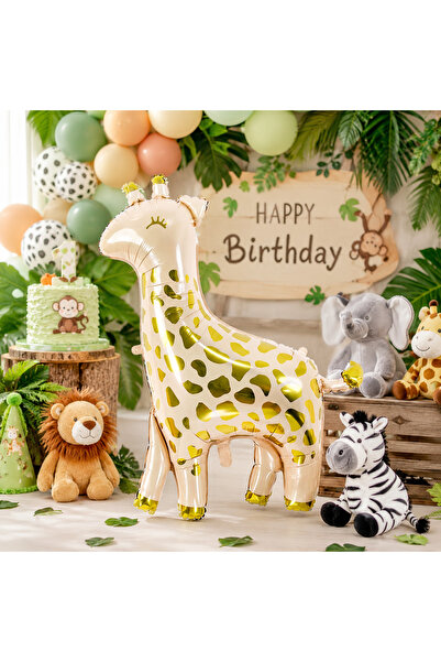 DODOMAR Baby Giraffe Foil Balloon 34 Inch Birthday Baby Shower Party Decoration