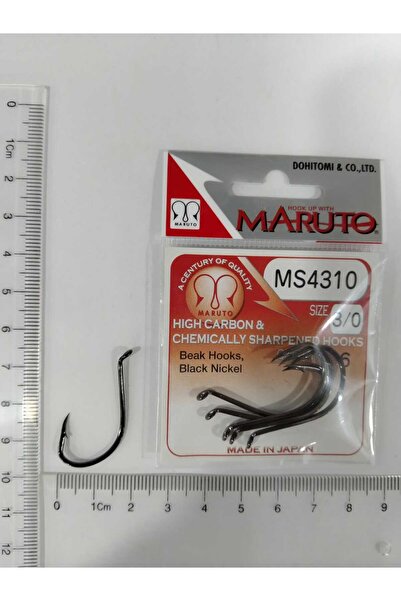 MARUTO MS4310 Bn Siyah Nikel Olta İğnesi No : 3/0